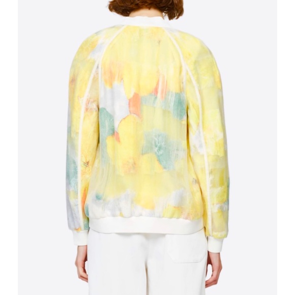 3.1 PHILLIP LIM • Transparent Frame Bomber Jacket in Yellow Multi - Picture 3 of 16